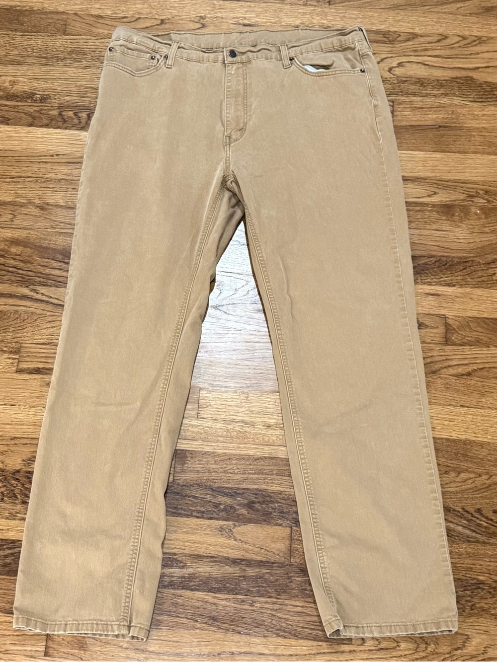 Levi's 541 Men's Tan Denim Pants Athletic Fit Tapered 42x36